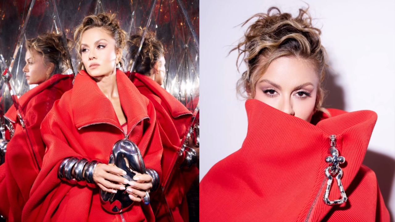 Natasha Poonawalla in Schiaparelli