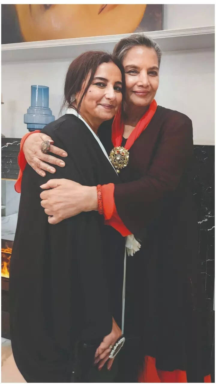 Divya Dutta with Shabana Azmi