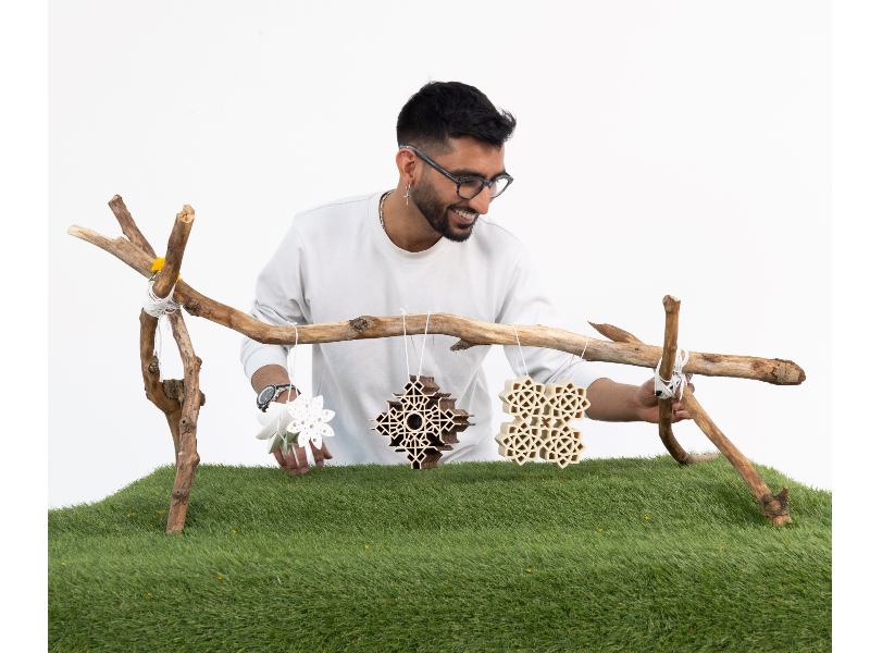 Daksh Goel with his graduate exhibition project image