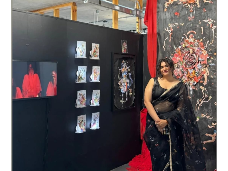 Oishi Dutta with her graduate exhibition project image