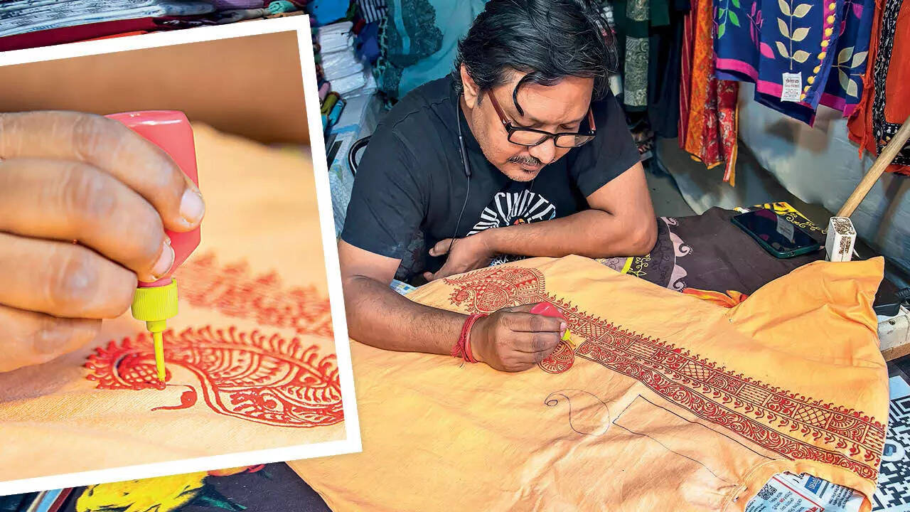 During pujo, men love experimenting with their looks.