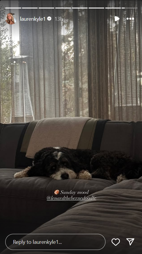 NHL-Connor McDavid’s wife, Lauren Kyle, shares an adorable dog moment on Instagram