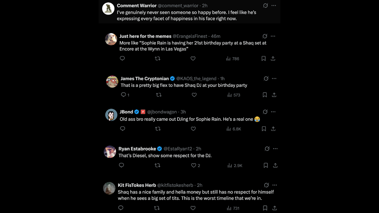 Fans-react-to-Shaquille-O'Neal-and-Sophie-Rain's -viral-clip
