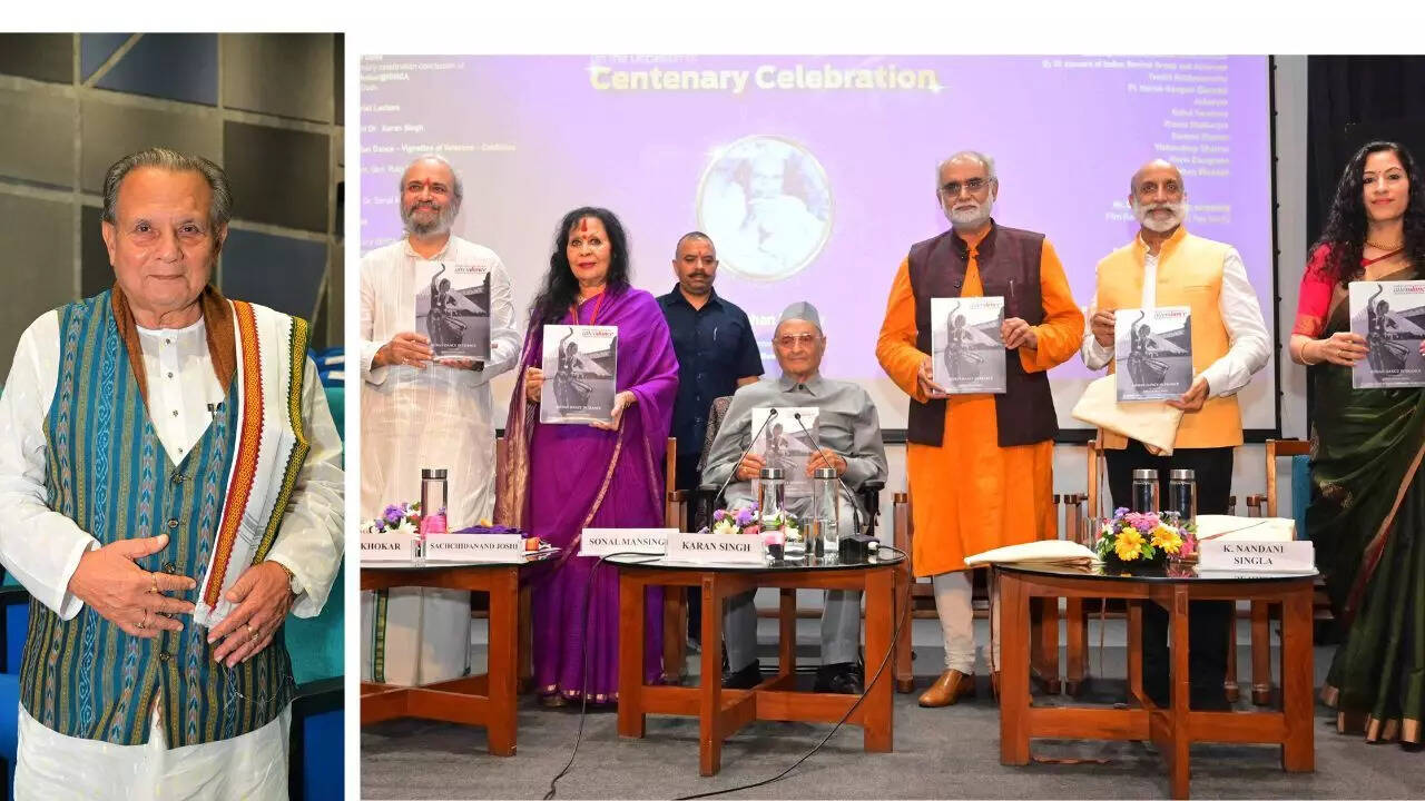 The book was launched by Prof. (Dr.) Bharat Gupt, IGNCA Trustee, with Aman Nath, Chairman Neemrana Group, receiving the first copy.