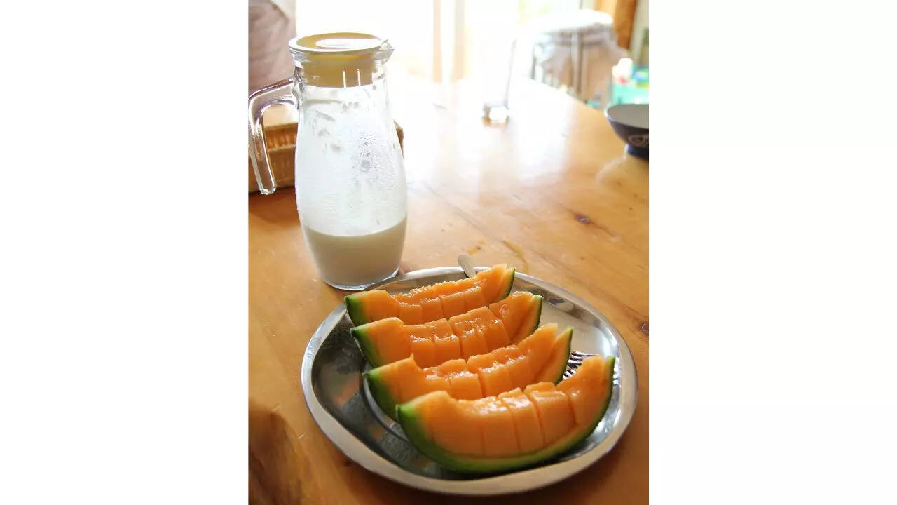 Milk and melons