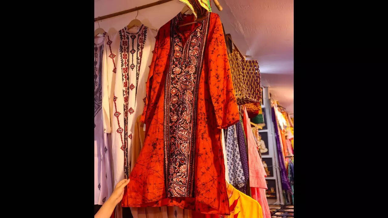 Batik art kurta