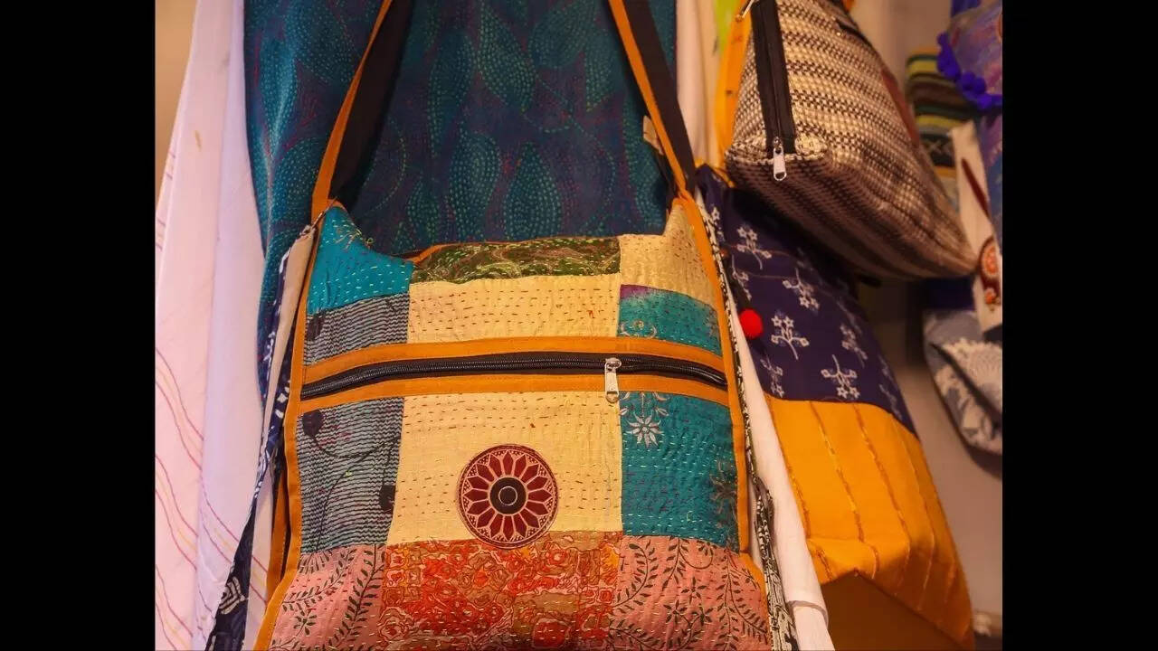 Kantha patchwork bag