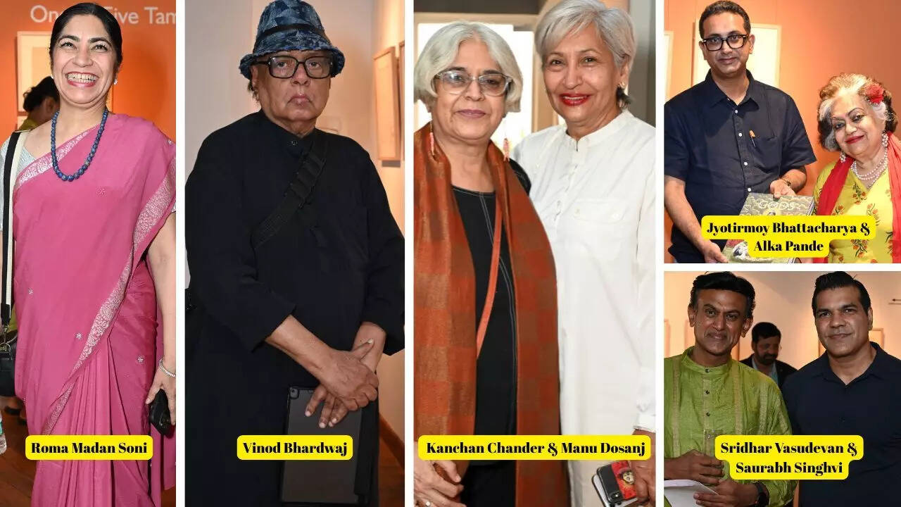 The preview was graced by eminent personalities from the world of art, culture, and literature, including Roma Madan Soni (artist and curator), Manu Dosanj (art gallerist), Dipalee Daroz (artist), Vinod Bhardwaj (author and curator), Kanchan Chander (artist), Gitanjali and Upasna Wadia, Alka Pande (art historian and curator), among others The preview was graced by eminent personalities from the world of art, culture, and literature, including Roma Madan Soni (artist and curator), Manu Dosanj (art gallerist), Dipalee Daroz (artist), Vinod Bhardwaj (author and curator), Kanchan Chander (artist), Gitanjali and Upasna Wadia, Alka Pande (art historian and curator), among others.