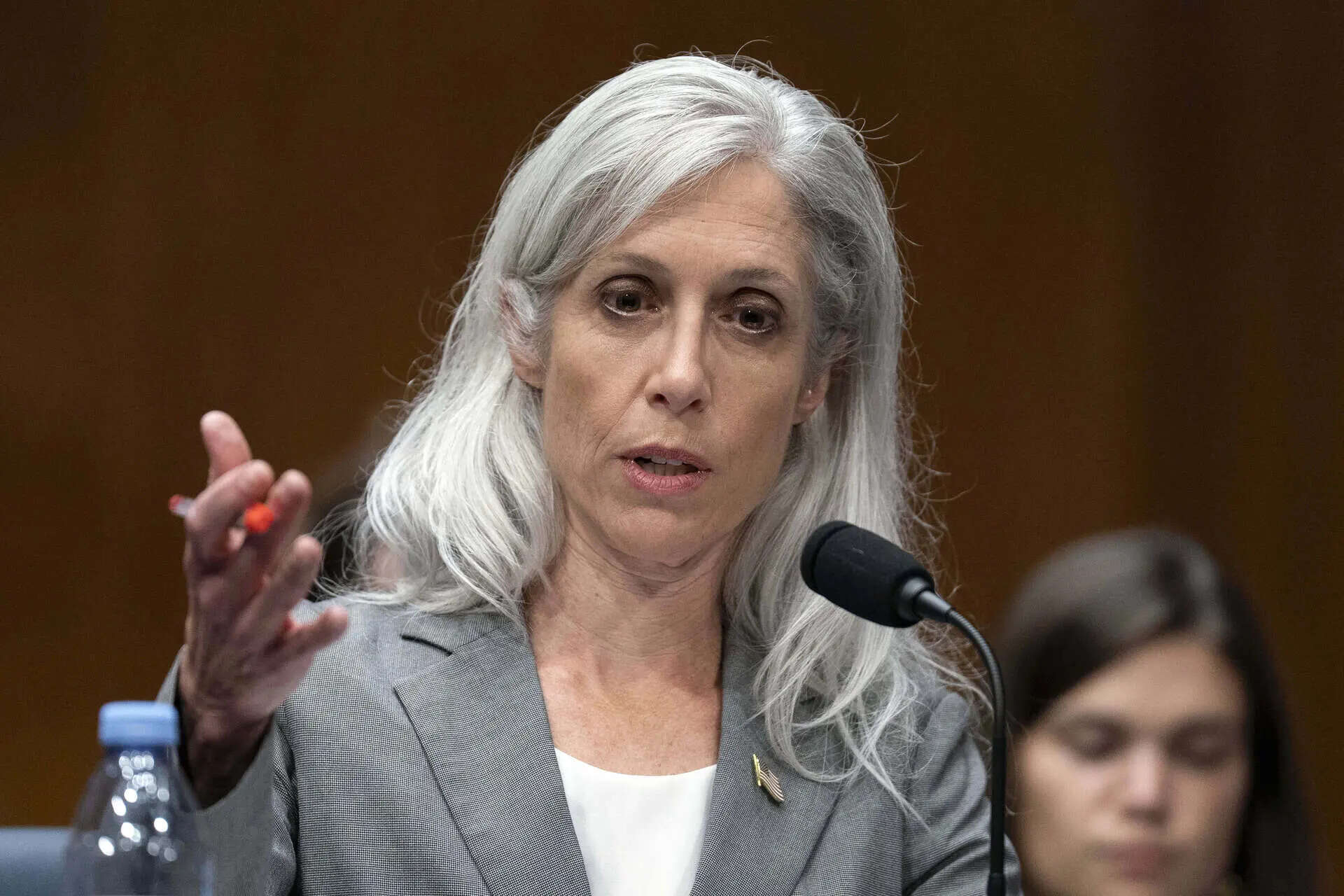 Former Centers for Disease Control and Prevention Director Susan Monarez testifies before the Senate Committee on Health, Education, Labor, and Pensions hearing on Capitol Hill, in Washington Wednesday, Sept. 17, 2025. (AP Photo/Jose Luis Magana) Fired CDC chief Susan Monarez warns senators that RFK Jr. is endangering public health