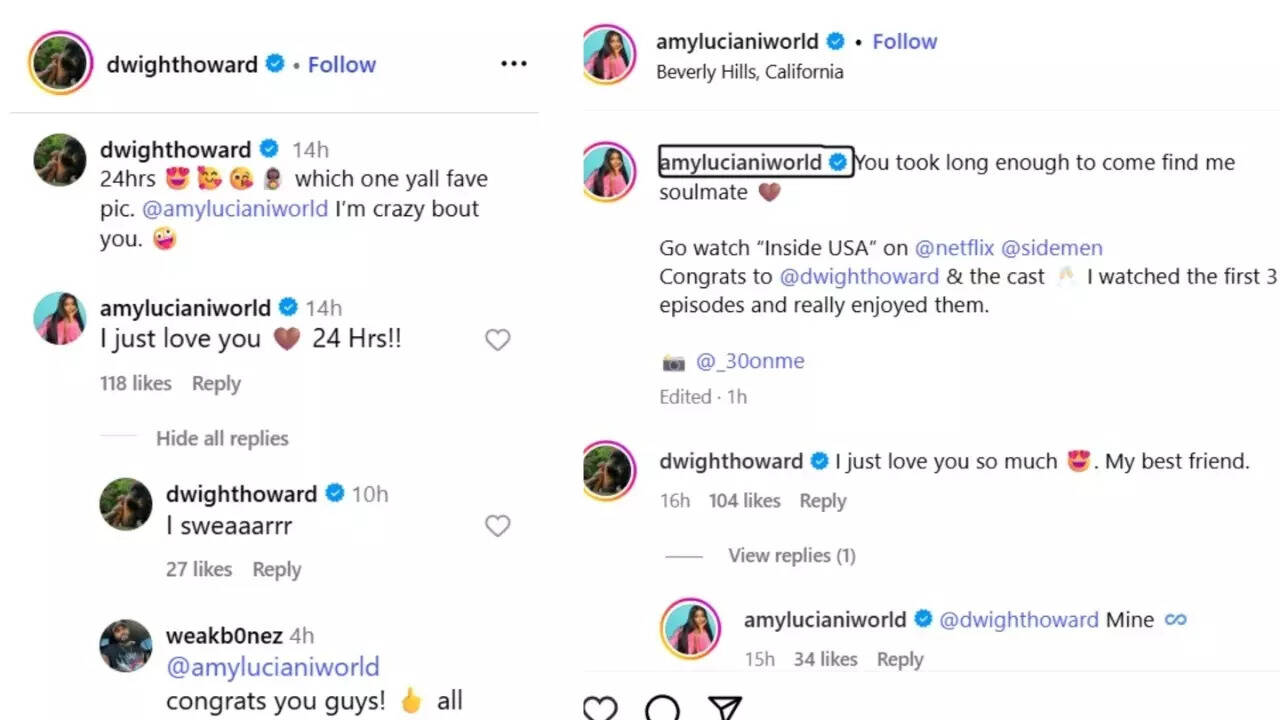 ​Dwight Howard and Amber Rose banter on Instagram