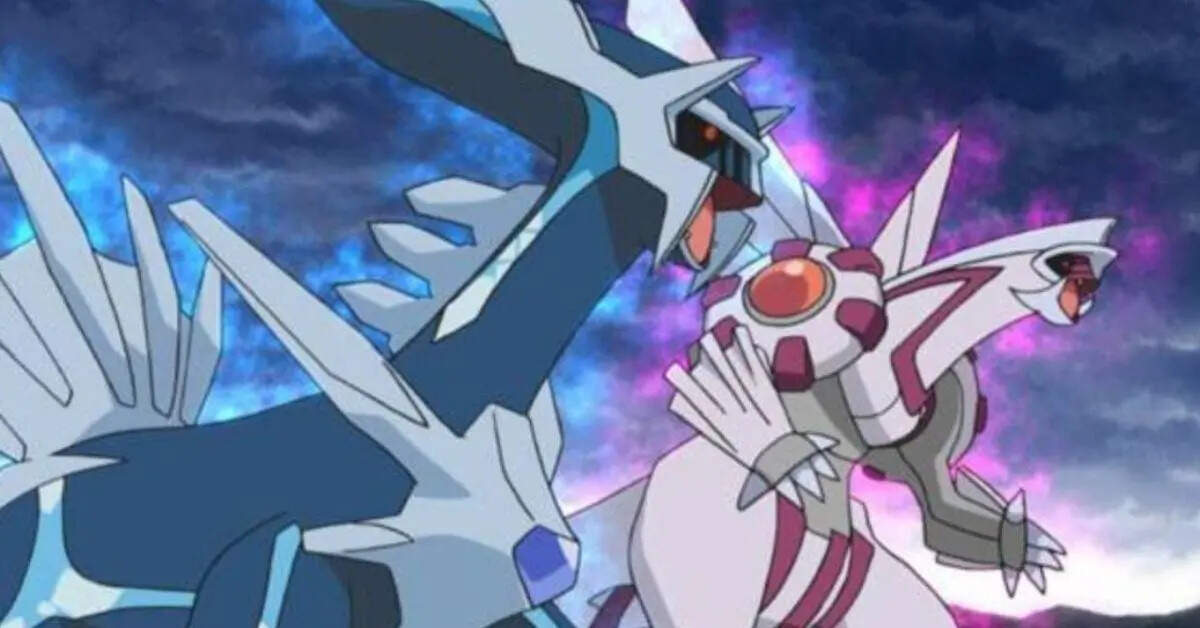 Dialga and Palkia in the Anime