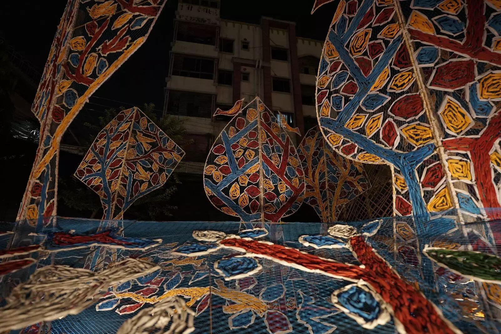 Baguiati Rail Pukur United Club Durga Puja celebrating it's 72nd Year of Durga Puja with its Theme as ‘Shabdo’ – Featuring a 20-Feet Bird Installation_13