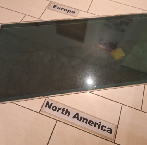Tectonic ridge in the mall (Photo: AtlasObscura)