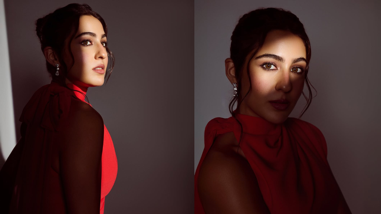 Sara Ali Khan's glamorous evening gown