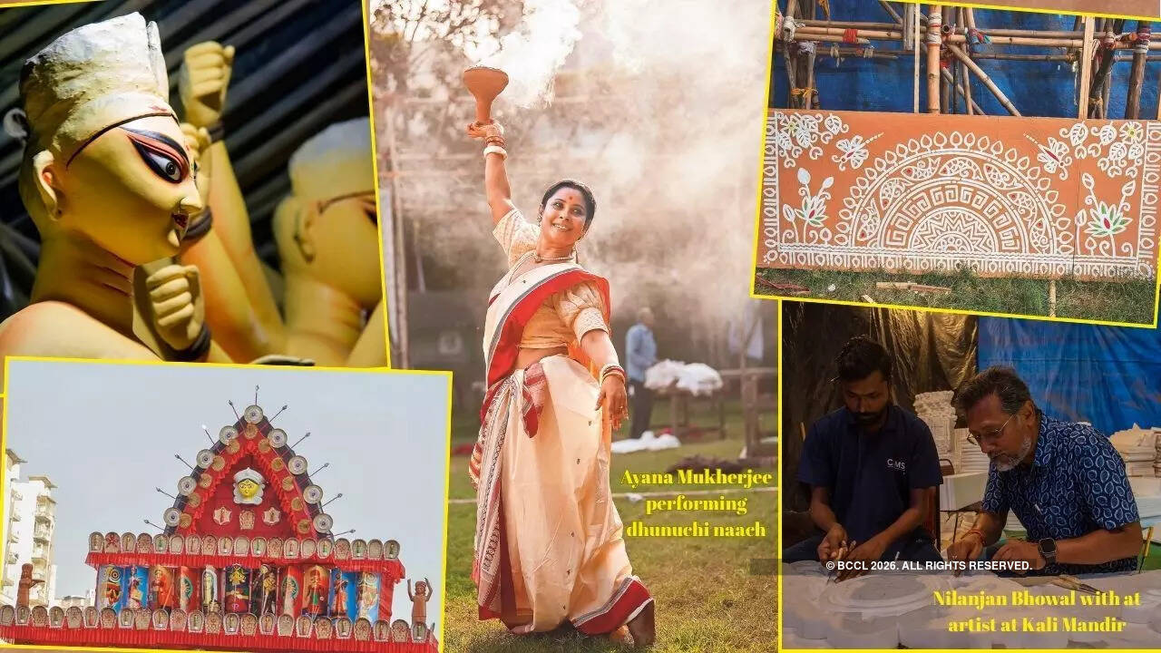 If you’re visiting with friends, make it an immersive experience, try to guess the theme of pandals, sway to the beats of the dhaak, and watch the dhunuchi naach