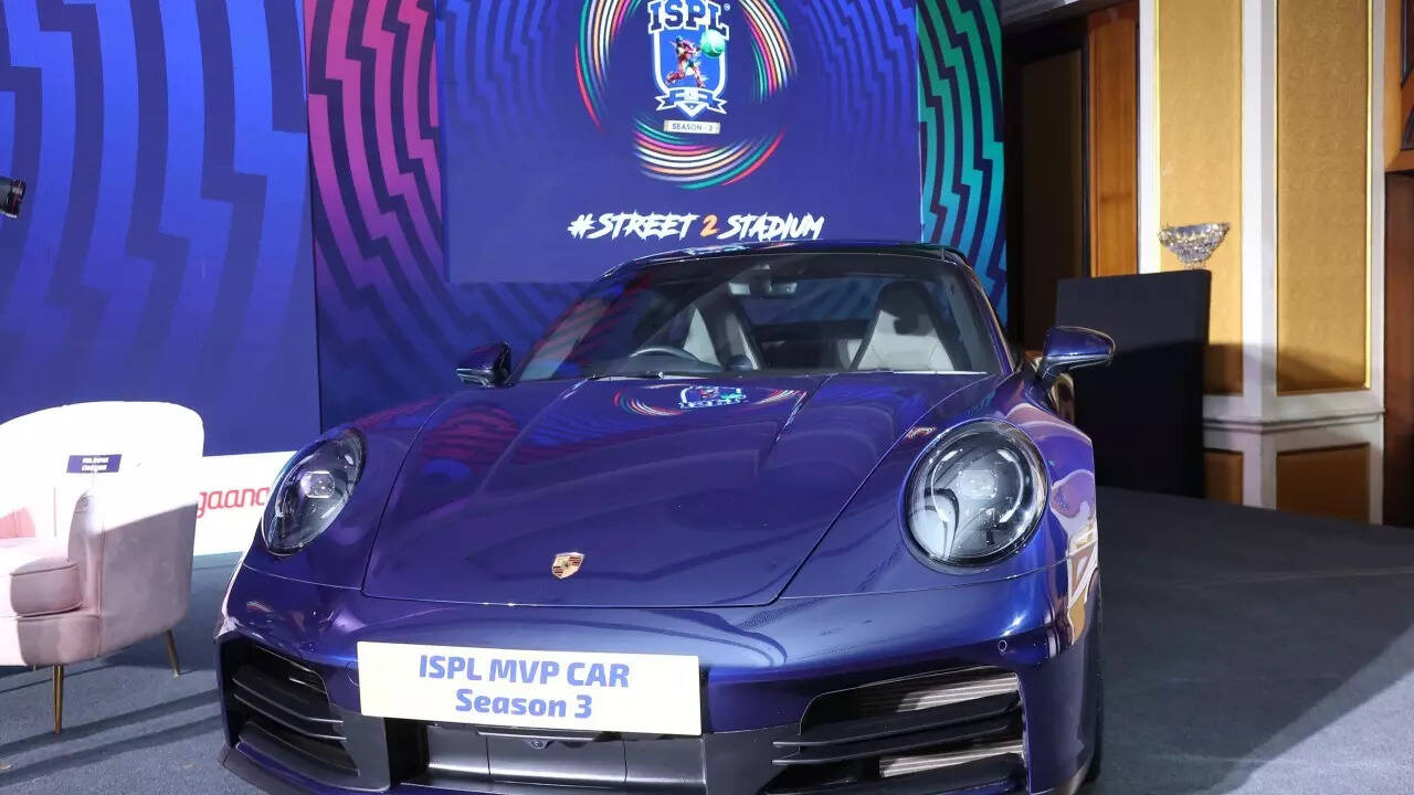 Most Valuable Player of the ISPL Season 3 will earn himself a Porsche 911 car. (Image: ISPL) Porsche-ISPL-MVP.