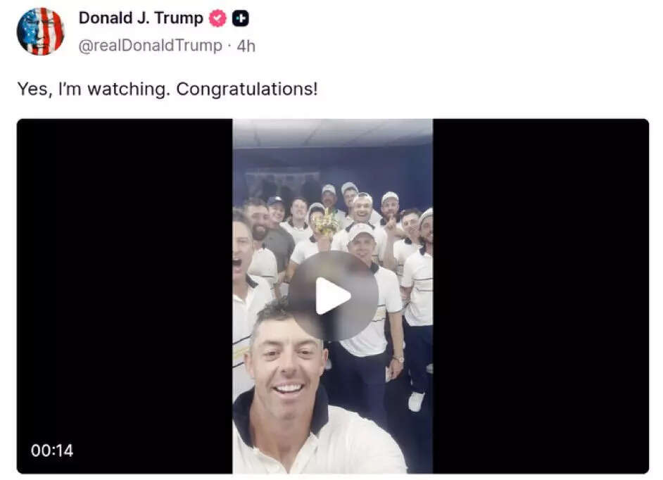 'Are you watching Donald Trump?' Team Europe on social media after