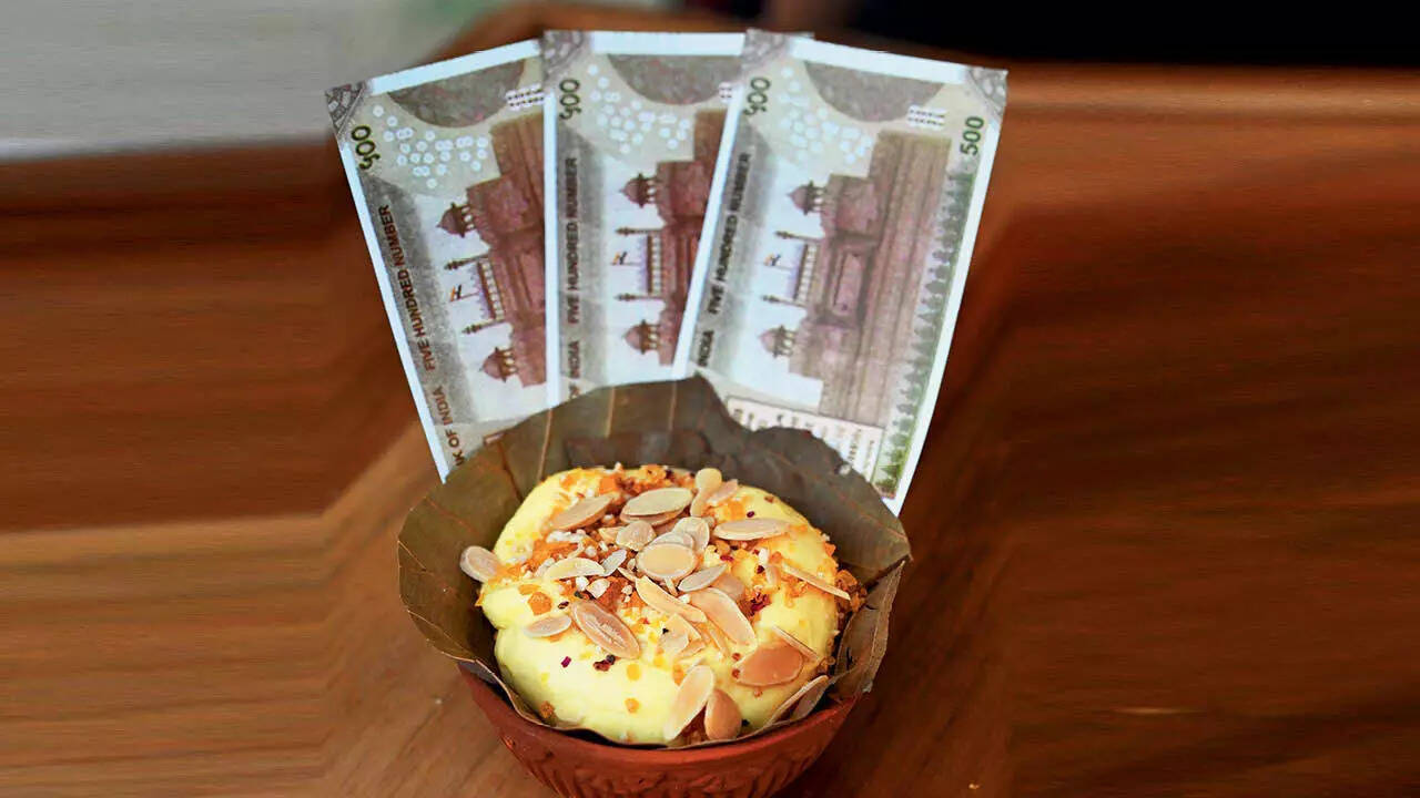 Guests were served food inspired by the streets of Delhi