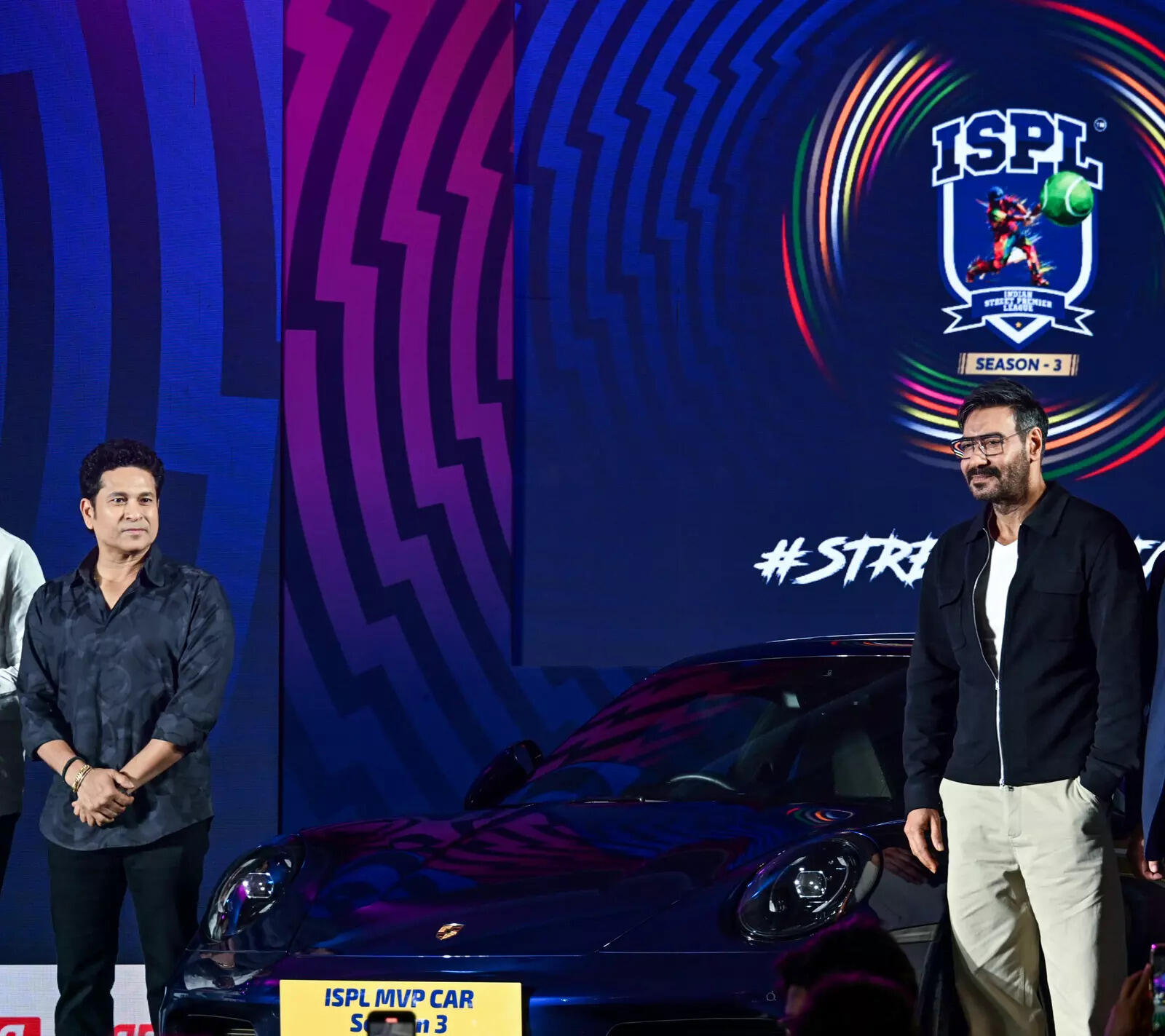 Mumbai, Sep 28 (ANI): Former Indian Cricketer Sachin Tendulkar along with Actor ...