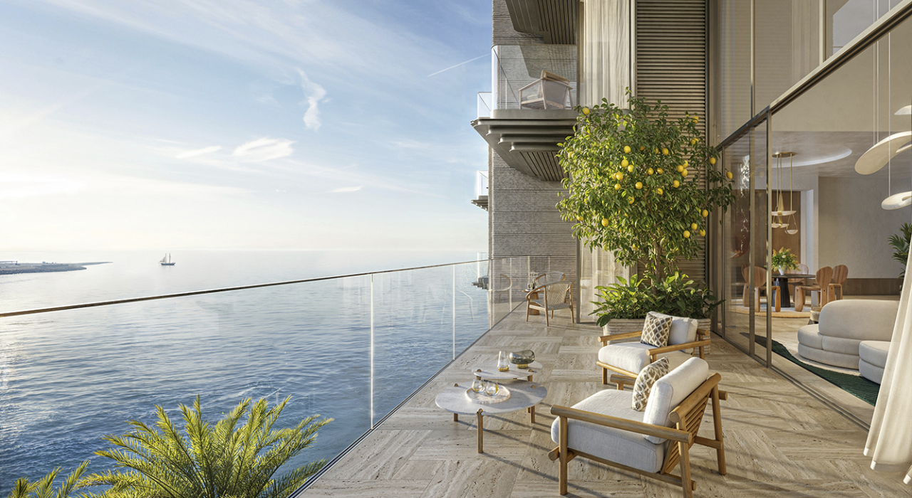 The residences offer sweeping panoramic views of the Arabian Gulf and Dubai’s iconic skyline/ Image: Solaya Solaya Dubai Holding Brookfield