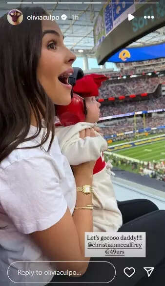 (Image via Olivia Culpo's IG Story) Olivia Culpo and baby Colette