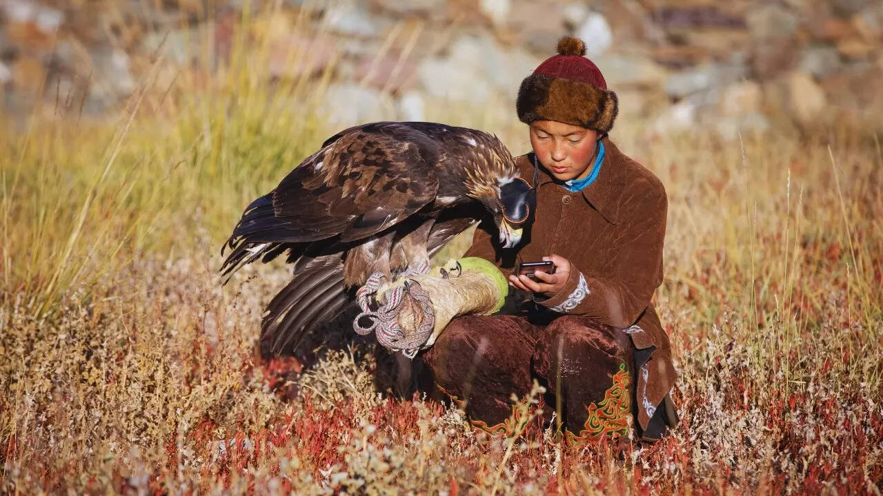 Eagle hunt in Kazakhstan