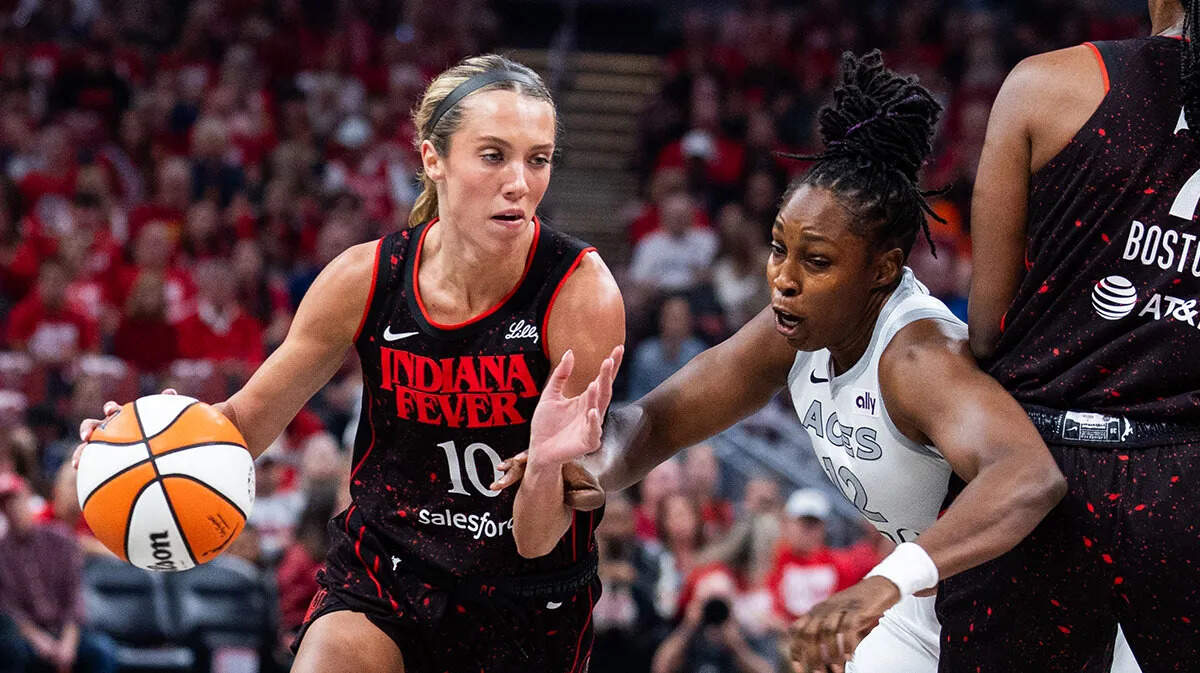 Lexie Hull of the Indiana Fever