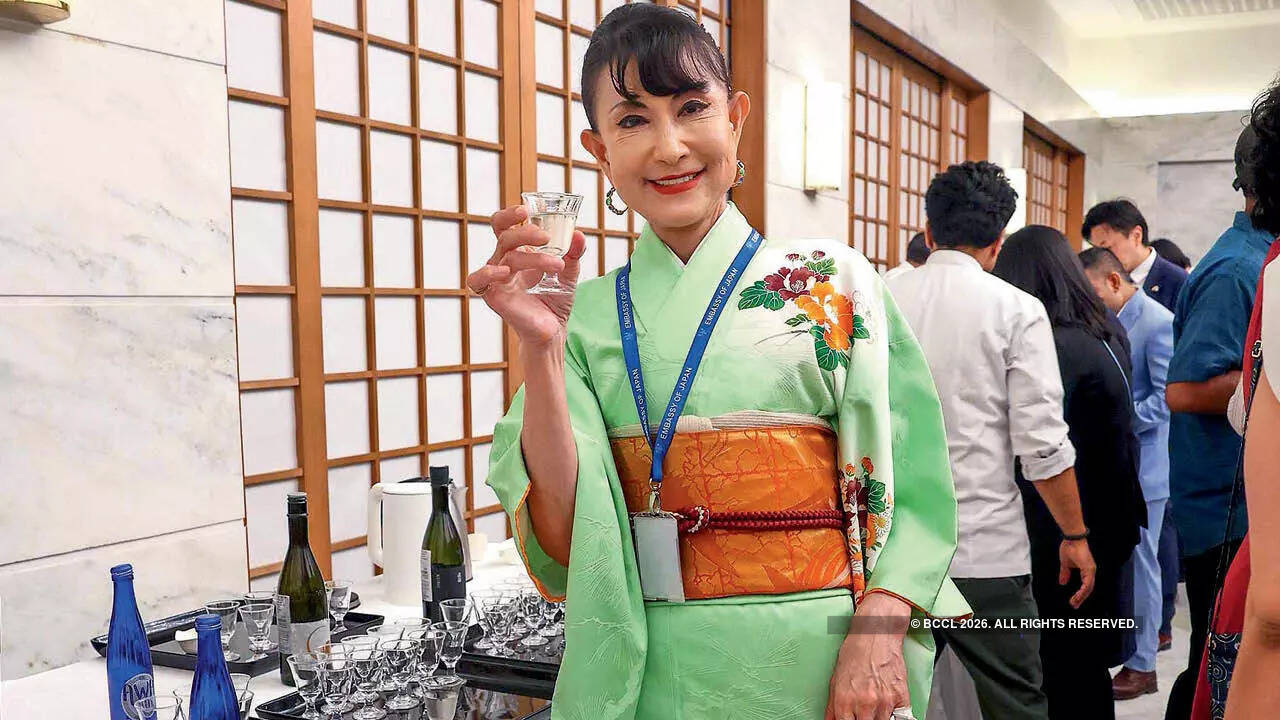 Traditional Japanese sake was another highlight of the festival Traditional Japanese sake was another highlight of the festival
