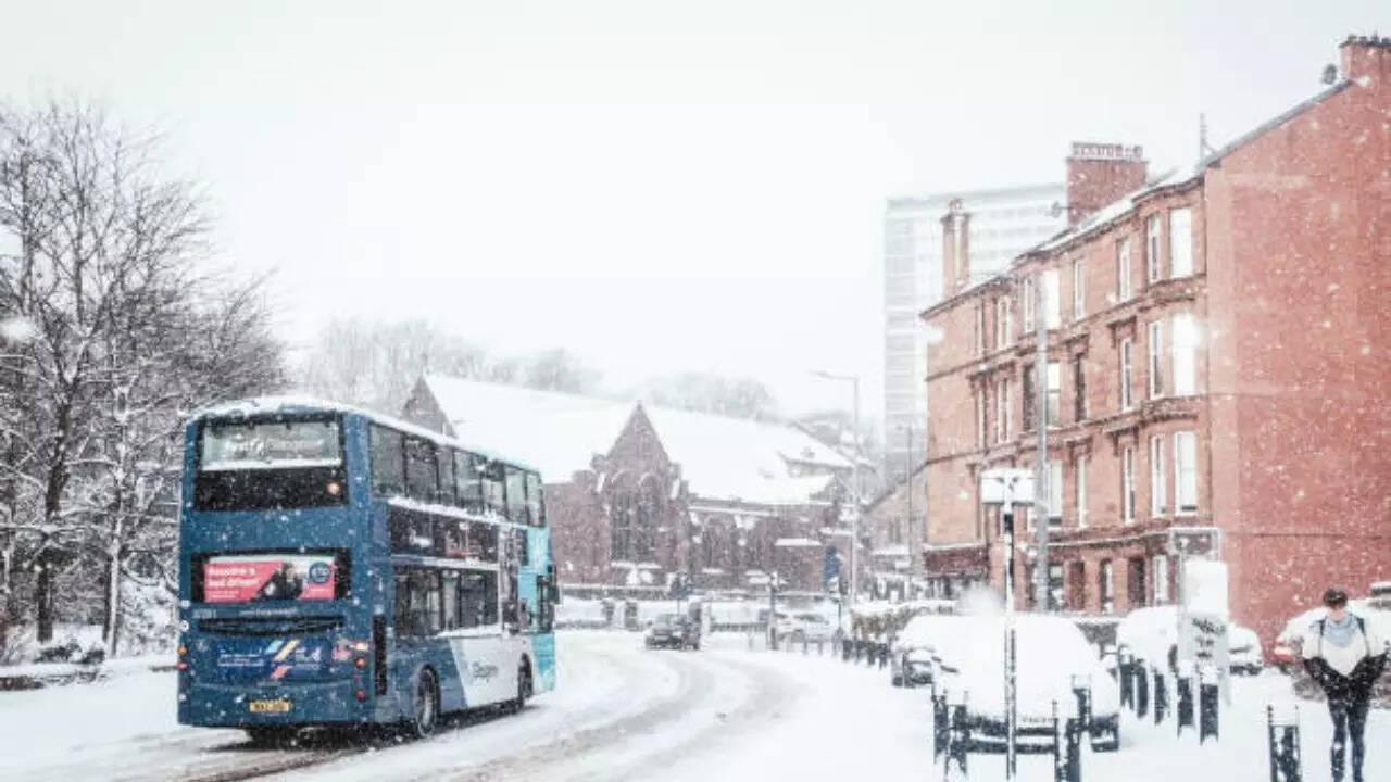 List of areas expecting snowfall