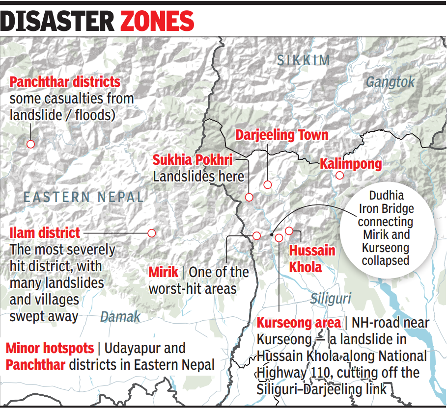 Disaster zones