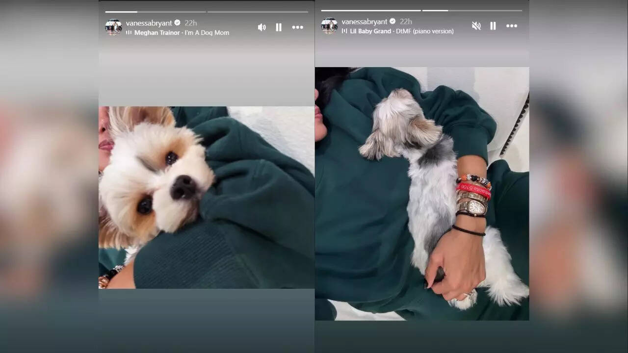 Vanessa Bryant shares the latest moment of puppy love