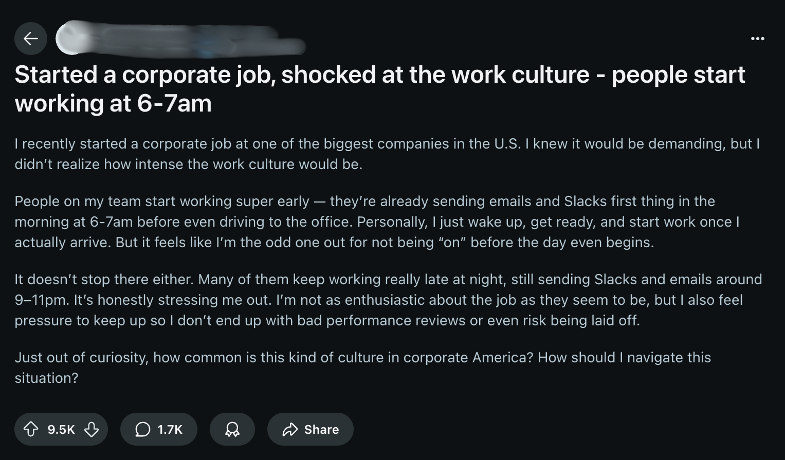 US employee reveals 24/7 active work culture
