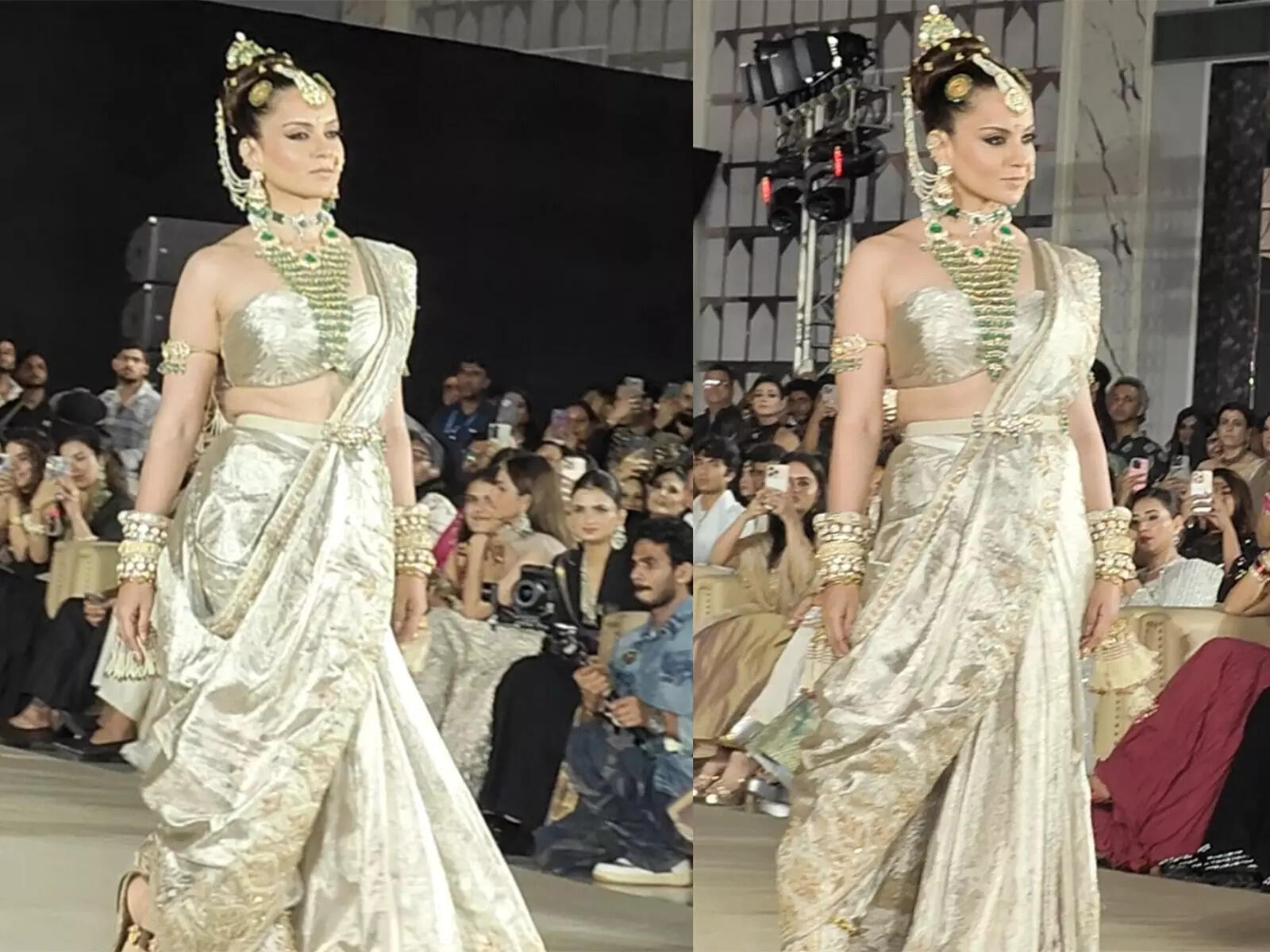 Kangana Ranaut stuns in regal bridal look as she returns to ramp for 'Raabta by Rahul'