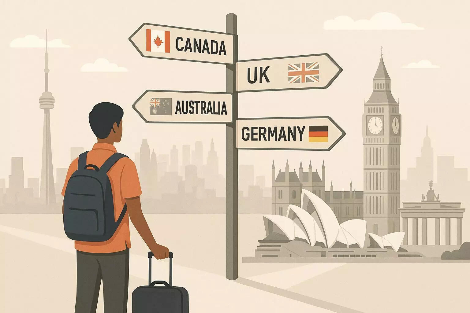 What destinations are Indian students turning to?