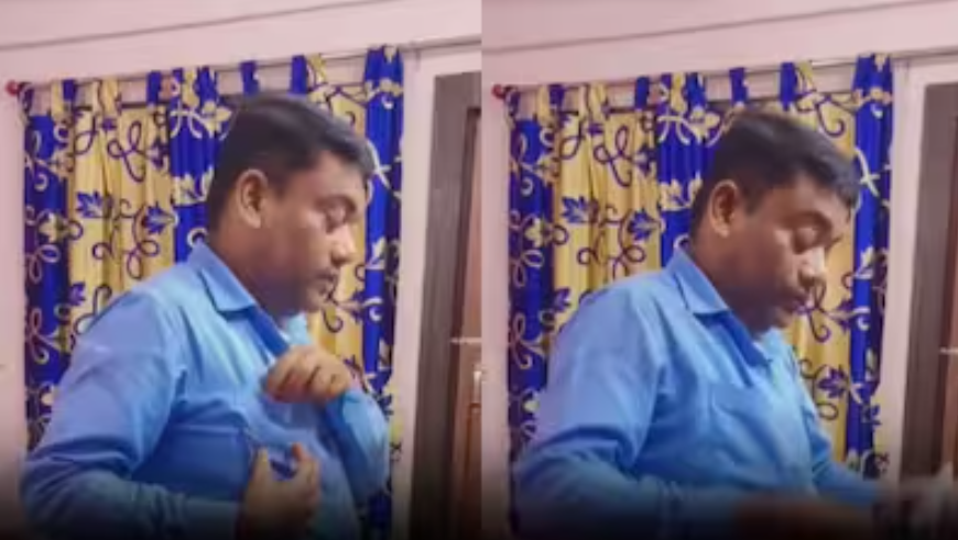 Woman yells at man for poor work life balance--screenshot from the video via X