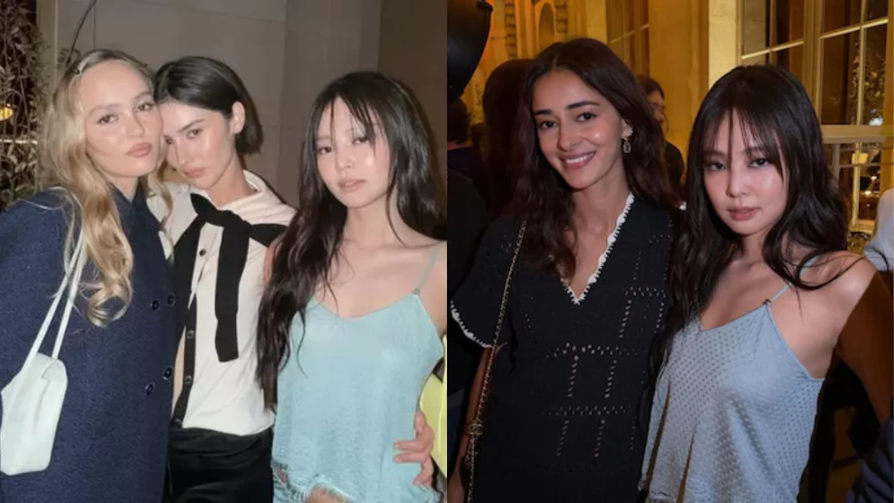 BLACKPINK star Jennie with Ananya Panday