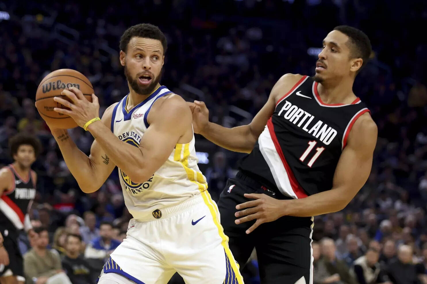 Warriors vs Blazers