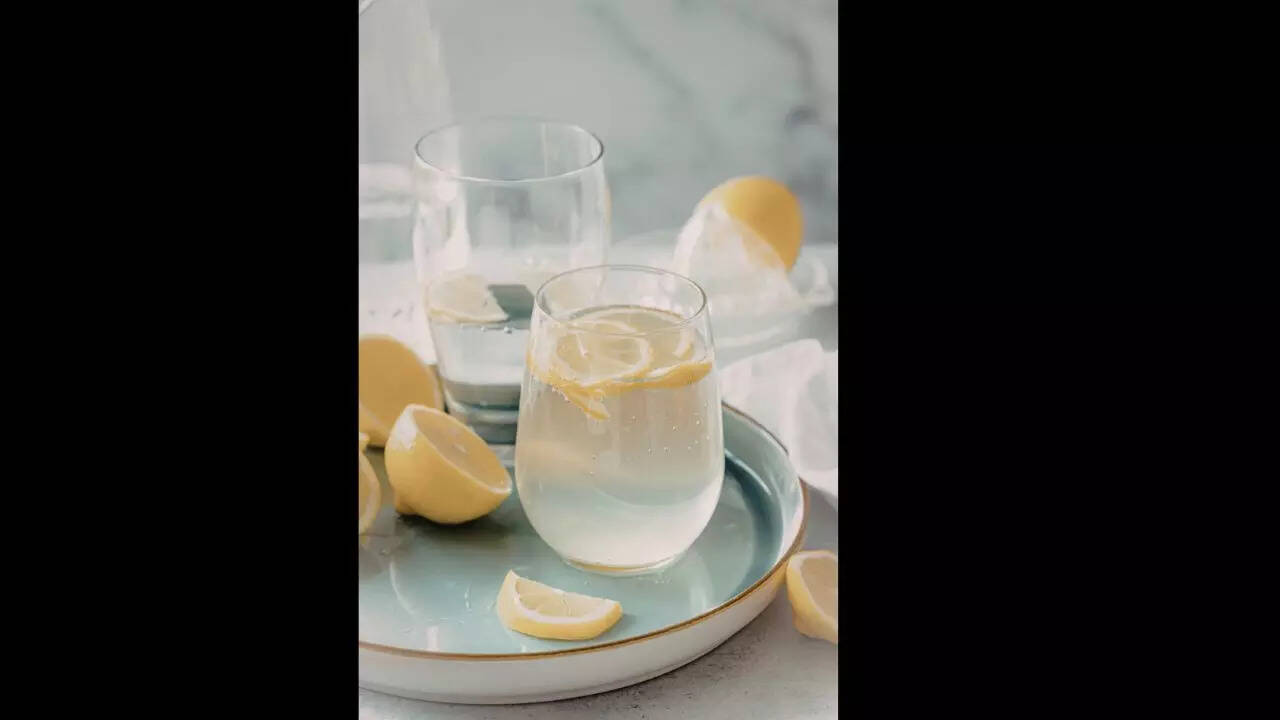 Warm lemon water