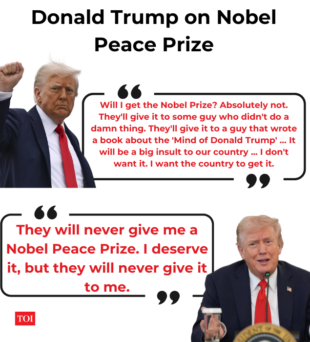 Trump on Nobel Prize