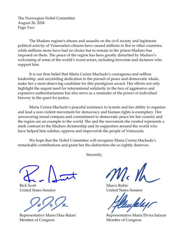 Rick Scott, Marco Rubio signed the letter among others. Rick Scott, Marco Rubio signed the letter among others.