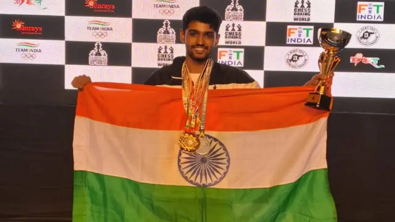 Sidhant Jha has won three national medals in chessboxing and three at the Asian level. (Instagram) Sidhant Jha Chessboxing