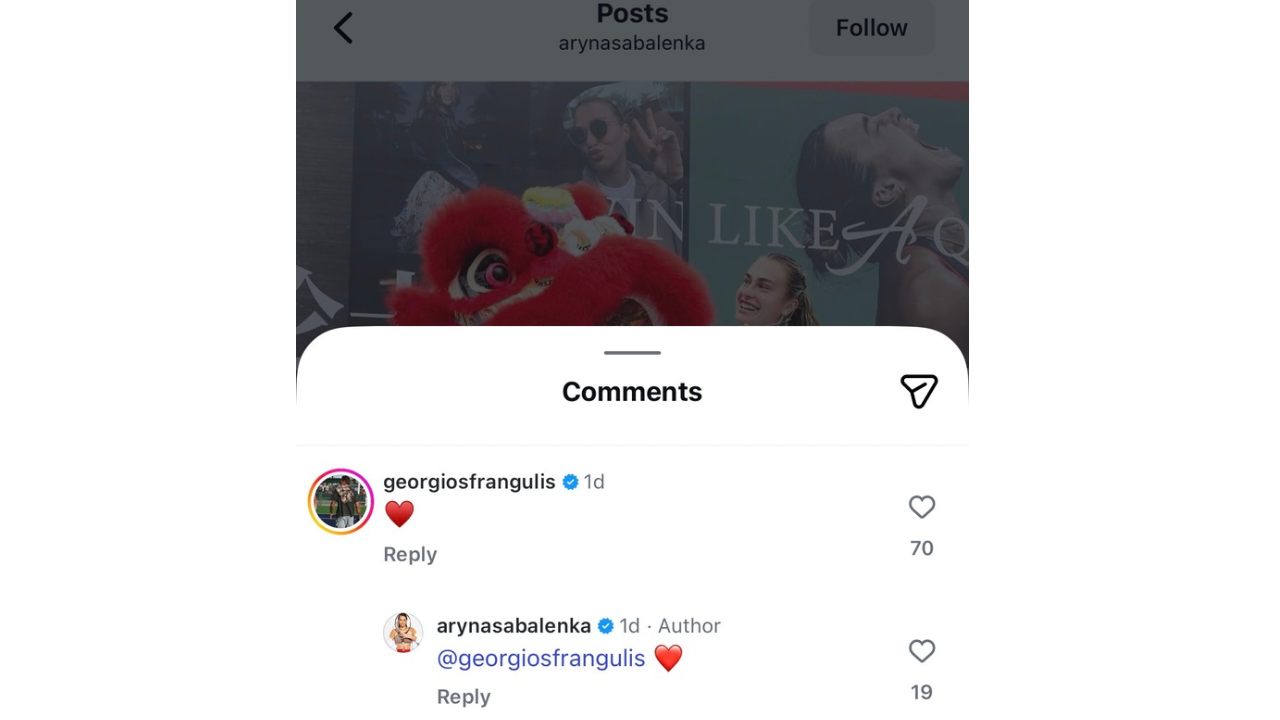 Aryna Sabalenka’s boyfriend Georgios Frangulis melts hearts with loving gesture after her Wuhan Open disappointment