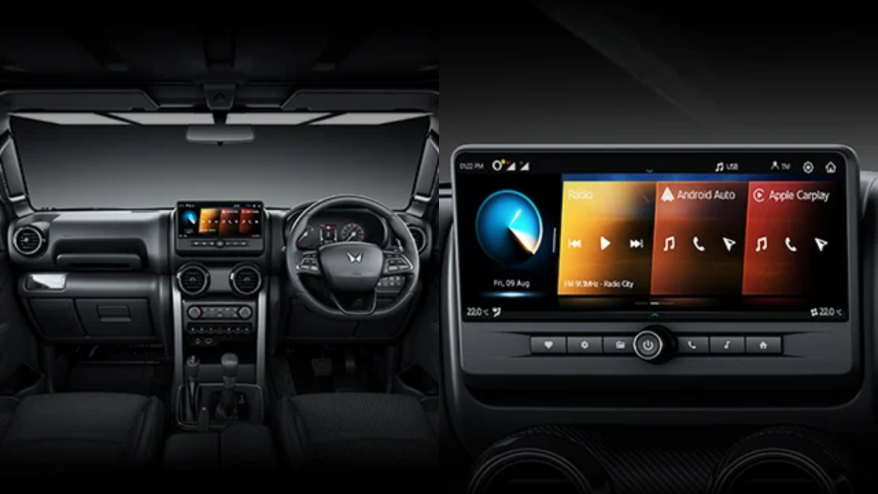 Mahindra Thar facelift interior
