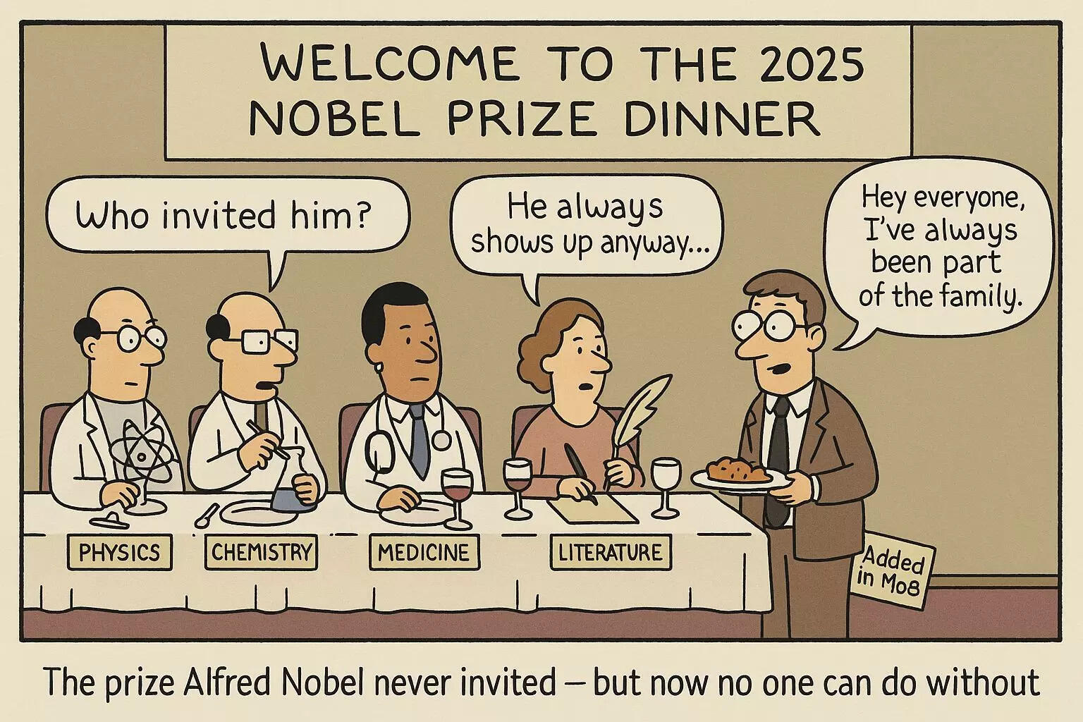 Who invited him?