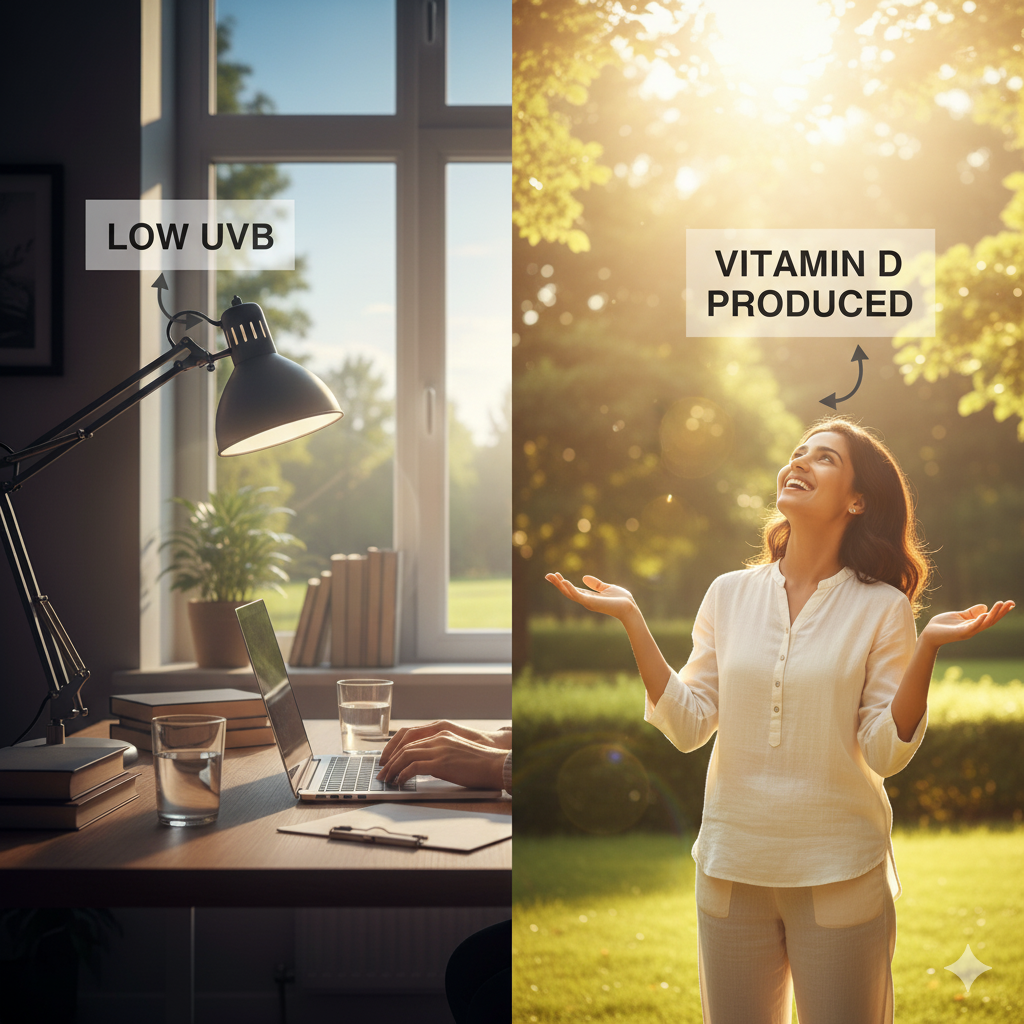Vitamin D - Indoor vs Outdoor