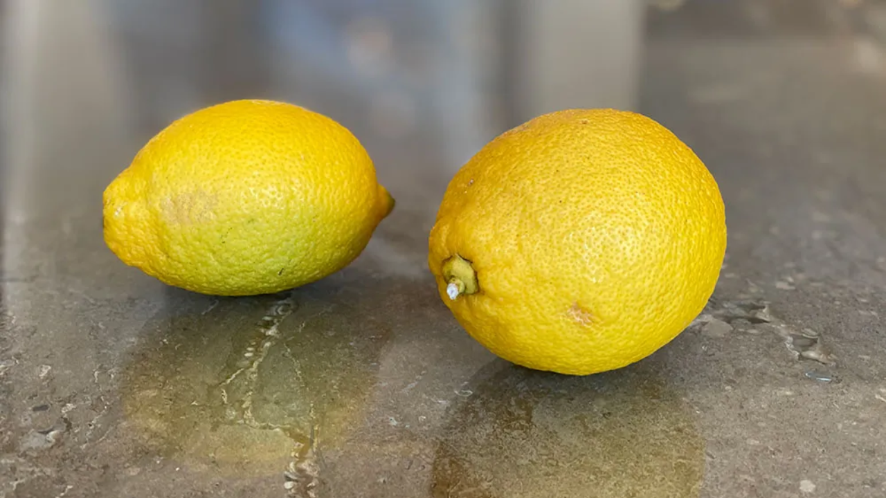 Lemon juice and baking soda