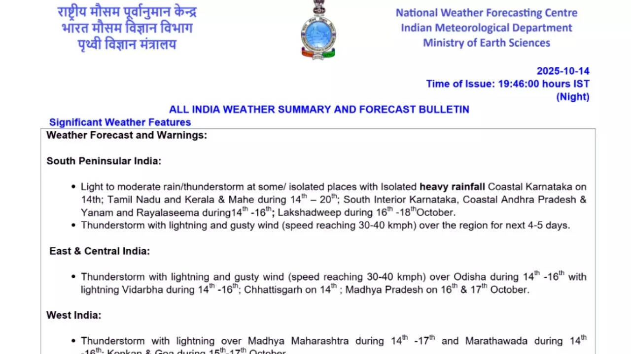 IMD update