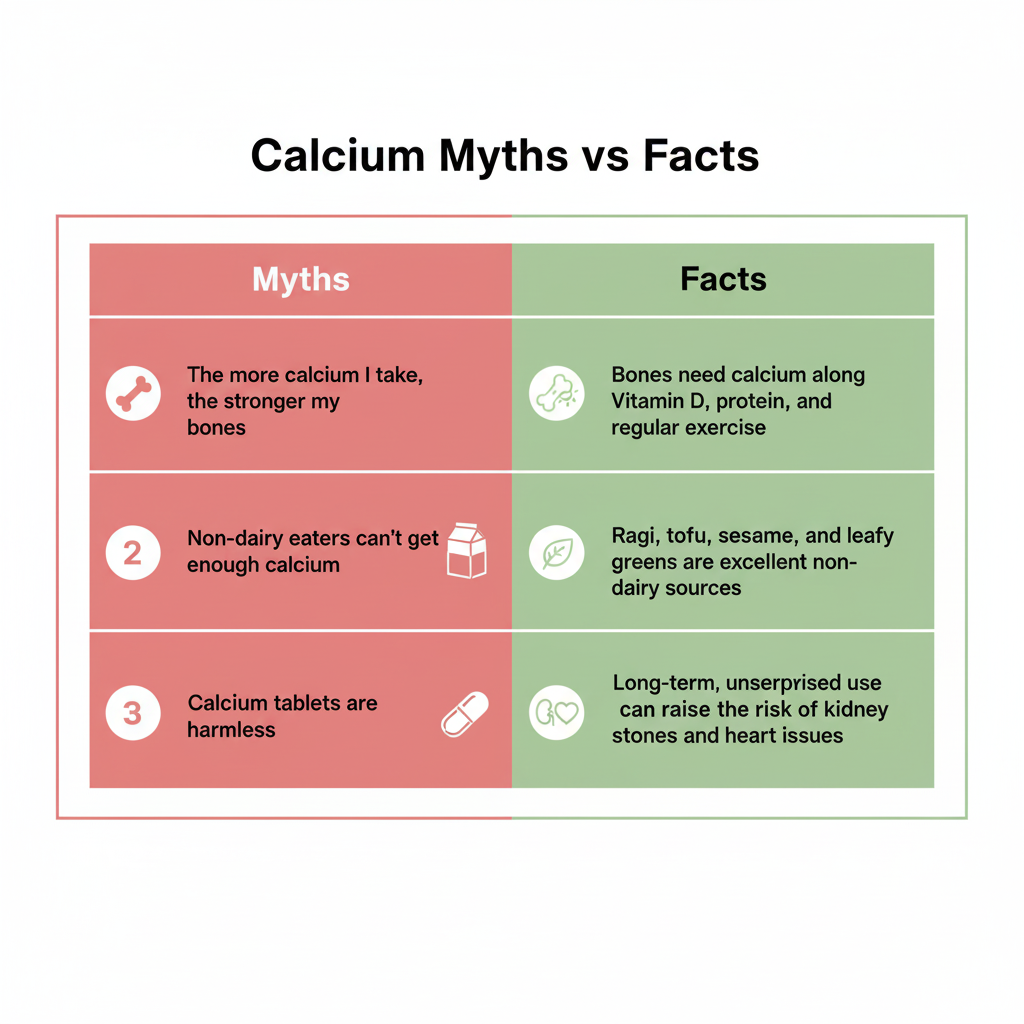 Calcium Myths vs Facts