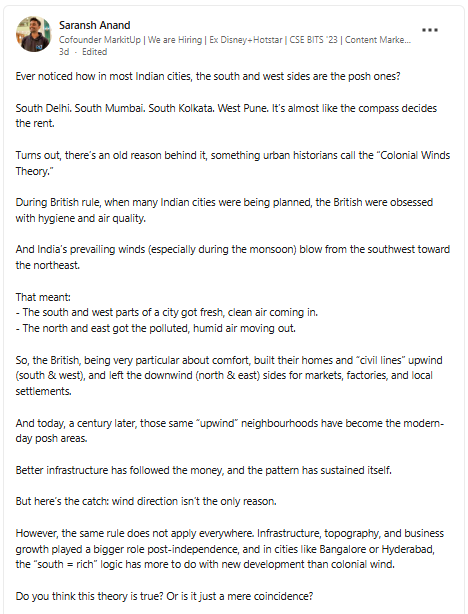 Saransh Anand's post