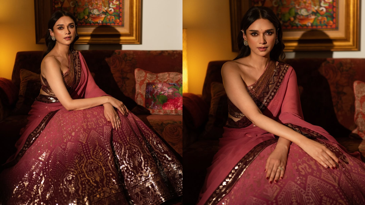 Aditi Rao Hydari’s at Manish Malhotra Diwali bash